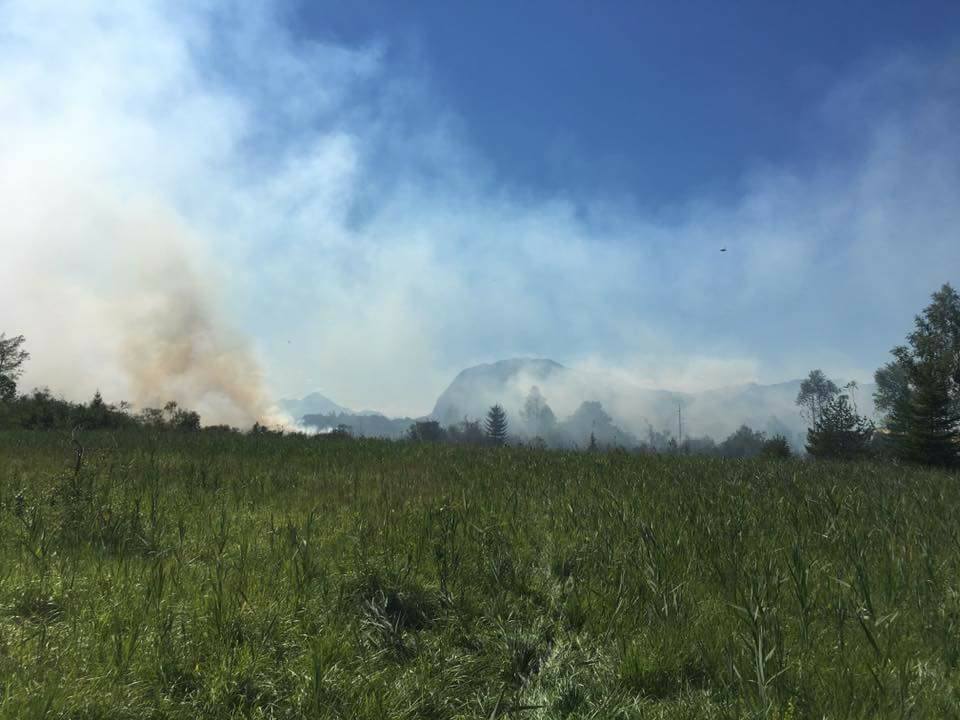 Bahndammbrand in Finkenstein