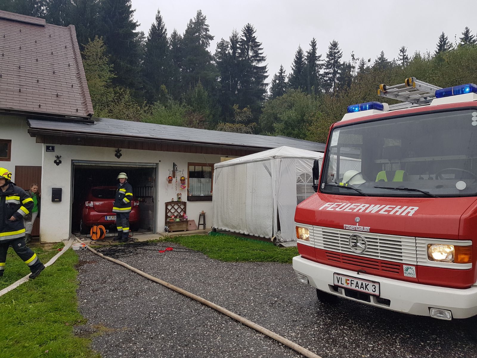 Technische Einsätze nach Regenwetter